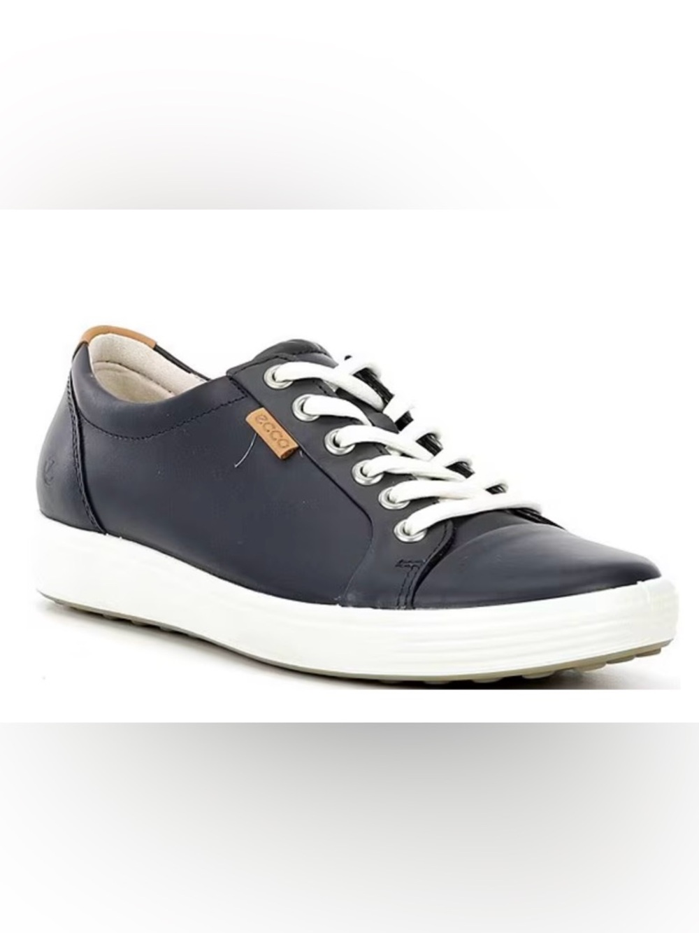 ECCO Soft 7 women’s black leather sneakers, 10M